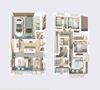 D1 floor plan at Merge 56 Apartments